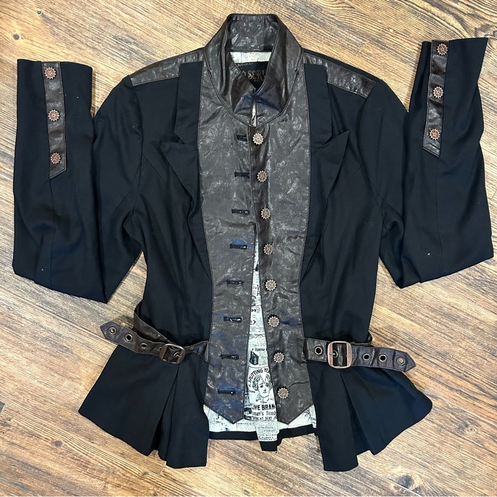 Lip Service Steampunk Military Jacket – Size M
